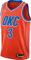 Jordan Men's Oklahoma City Thunder Josh Giddey #3 Orange Dri-FIT Swingman Jersey