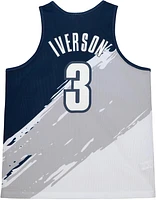 Mitchell & Ness Men's Georgetown Hoyas Allen Iverson #3 Paintbrush Pullover Jersey