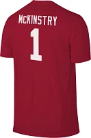 Retro Brand Men's Alabama Crimson Tide Ga'Quincy McKinstry #1 T-Shirt