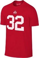 Original Retro Brand Men's Ohio State Buckeyes Scarlet TreVeyon Henderson #32 T-Shirt