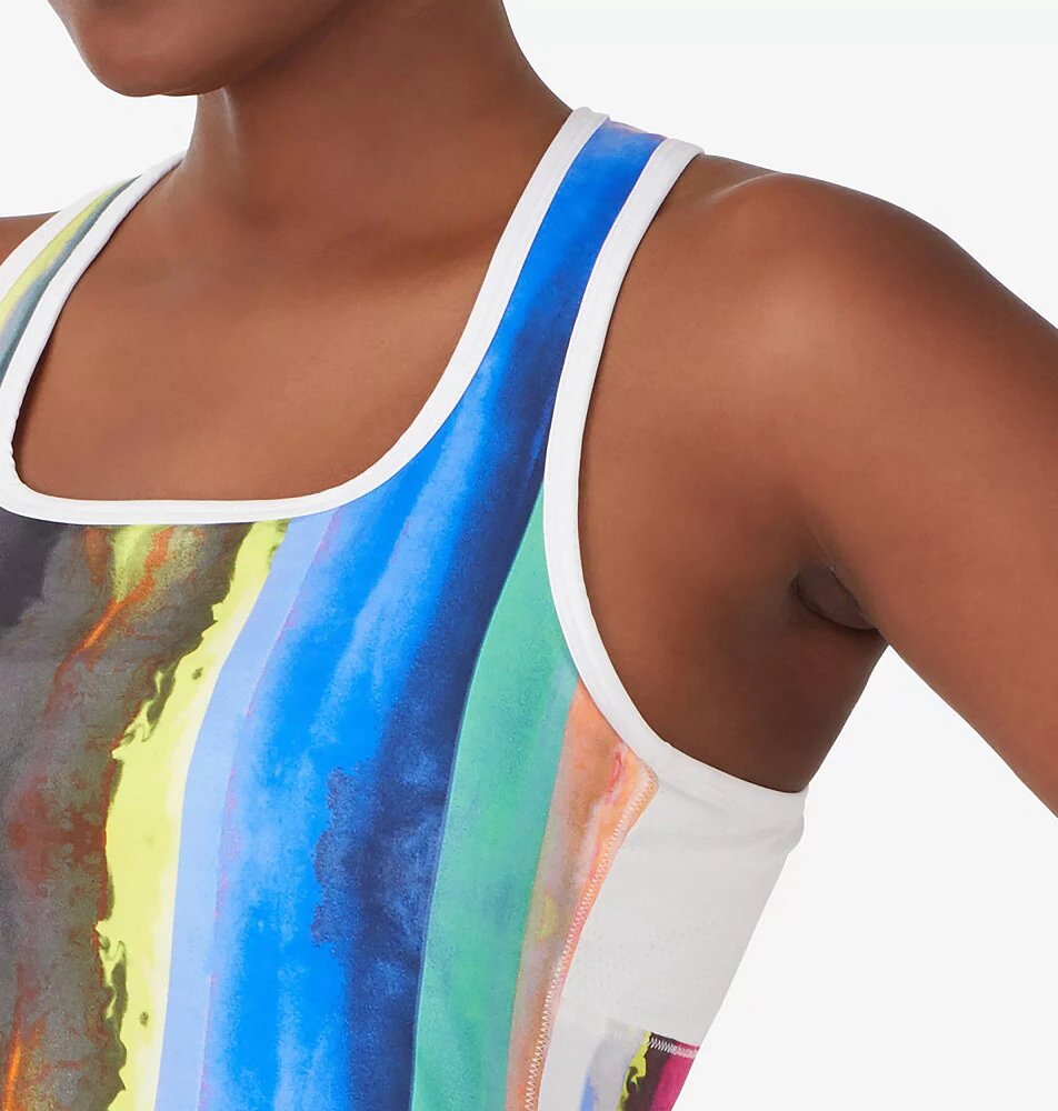 printed racerback tank tops