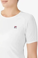 FILA Women's Whiteline Short Sleeve Shirt