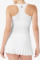 FILA Women's Whiteline Pleated Dress