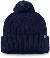 Top of the World Utah State Aggies Blue Cuffed Pom Knit Beanie