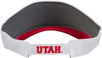 Under Armour Men's Utah Utes White Airvent Visor