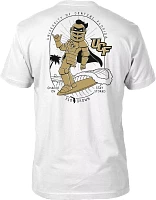 FloGrown Men's UCF Knights Knightro Surfer White T-Shirt