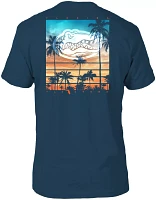 FloGrown Men's Florida Gators Blue Sunset Palm T-Shirt