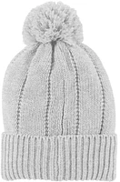 Under Armour Women's Auburn Tigers Silver Heather Pom Knit Beanie