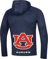 Under Armour Men's Auburn Tigers Blue Long Sleeve Hooded Bench T-Shirt