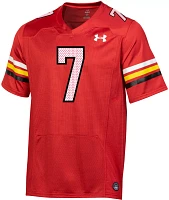 Under Armour Men's Maryland Terrapins J.C. Jackson #7 Red Replica Football Jersey