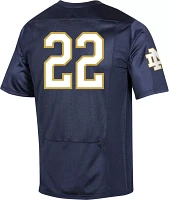 Under Armour Men's Notre Dame Fighting Irish #22 Navy Premium Replica Football Jersey