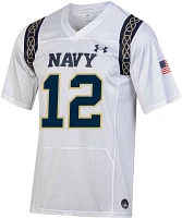 Under Armour Men's Navy Midshipmen Twill Replica Football Jersey