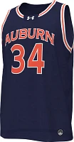 Under Armour Men's Auburn Tigers #34 Navy Replica Basketball Jersey