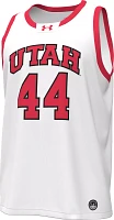 Under Armour Men's Utah Utes #44 White Replica Basketball Jersey