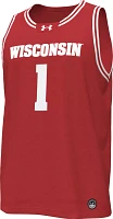 Under Armour Men's Wisconsin Badgers #1 Replica Basketball Jersey