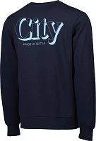 Sport Design Sweden Manchester City '22 2-Hit Navy Crew Sweatshirt