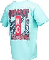 Sport Design Sweden Adult Kansas City Current 2023-2024 2-Hit Teal T-Shirt