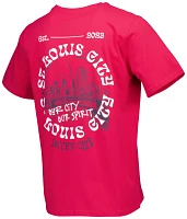 Sport Design Sweden Adult St. Louis City SC 2023-2024 Street Red T-Shirt