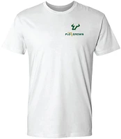 FloGrown Men's South Florida Bulls White Vintage Flag T-Shirt