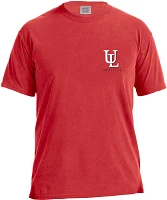 Image One Men's Louisiana-Lafayette Ragin' Cajuns Red Baseball Laces T-Shirt