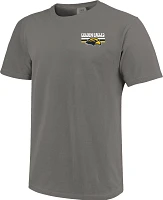 Image One Men's Southern Miss Golden Eagles Grey Retro Building T-Shirt