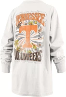 Pressbox Women's Tennessee Volunteers White Woodstock Long Sleeve T-Shirt