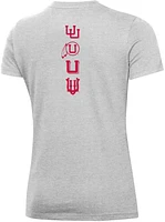 Under Armour Women's Utah Utes Silver Heather Pennant T-Shirt