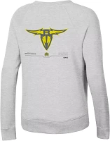 Under Armour Women's UFL San Antonio Brahmas Back Hit Silver Heather Crew Sweatshirt