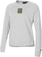 Under Armour Women's UFL San Antonio Brahmas Back Hit Silver Heather Crew Sweatshirt