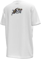 Under Armour Youth Navy Midshipmen White Game Motto Sleeve T-Shirt