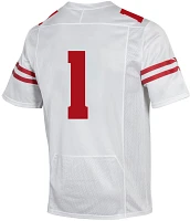 Under Armour Youth Wisconsin Badgers #1 White Replica Football Jersey