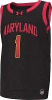 Under Armour Youth Maryland Terrapins #1 Black Replica Basketball Jersey