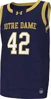 Under Armour Youth Notre Dame Fighting Irish #42 Navy Replica Basketball Jersey