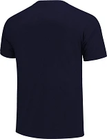 Image One Men's Virginia Cavaliers Blue Retro Stack T-Shirt