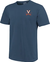 Image One Men's Virginia Cavaliers Blue Flag T-Shirt