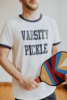 Varsity Pickle Collegiate Ringer T-Shirt