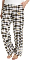 College Concepts Women's Vanderbilt Commodores Black/Gold Sienna Flannel Pants