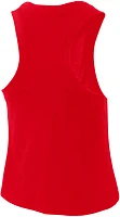 Nike Women's San Diego State Aztecs Scarlet Dri-FIT Cotton Crop Tank Top