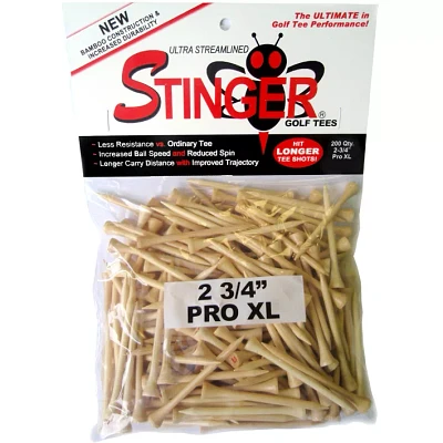 Stinger 2.75" Pro XL Golf Tees – 200-Pack