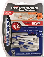 Pride PTS Evolution 1.5'' & 3.25'' White Golf Tees - 50 Pack