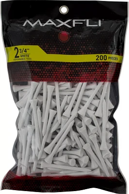 Maxfli 2.75'' White Golf Tees – 200-Pack