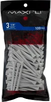 Maxfli 3.25'' White Tees – 100-Pack