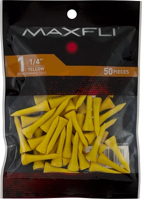 Maxfli 1.25'' Golf Tees – 50-Pack