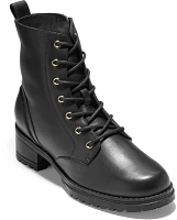 Cole Haan Women's Camea Waterproof Combat Boots