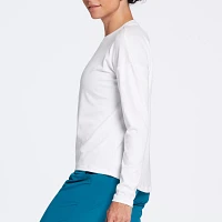 CALIA Women's Boxy Rib Long Sleeve Top