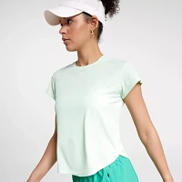 CALIA Women's Clean Yoke Short Sleeve Crewneck Tee