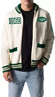 The Wild Collective Adult New York Jets Full-Zip Knit Sweater