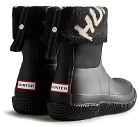 Hunter Boots Women's Roll Top Logo Vegan Shearling Waterproof Boots