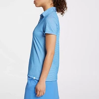 Walter Hagen Women's Jacquard Mesh Short Sleeve Golf Polo