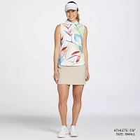 Walter Hagen Women's Clubhouse Pique Sleeveless Golf Polo